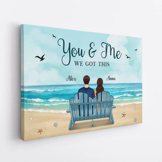 My Favorite Place - Upload Image, Personalized Horizontal Canvas