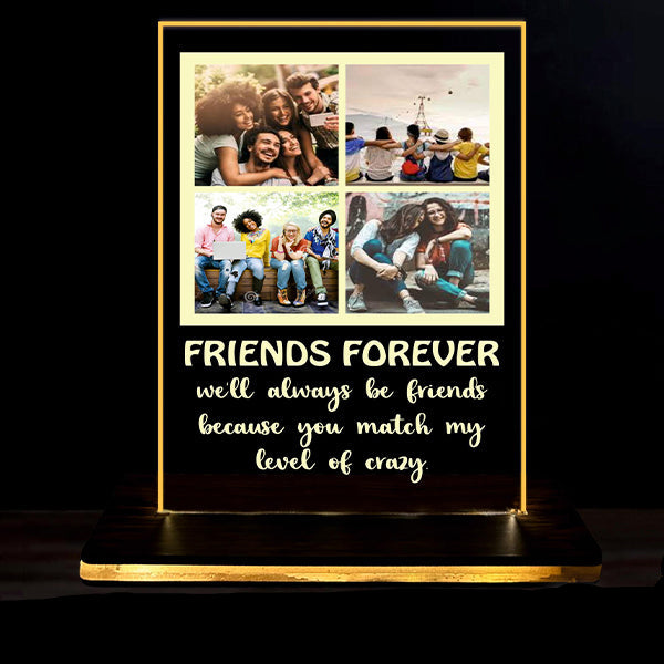 OSMLY Friends Forever Acrylic LED Lamp