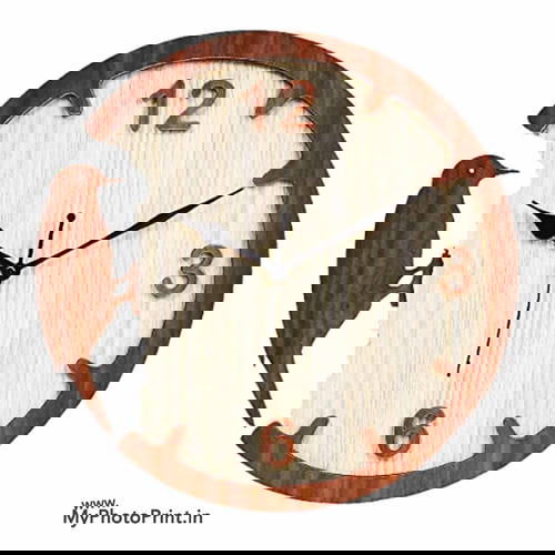 Customized Birds With Clock #2179