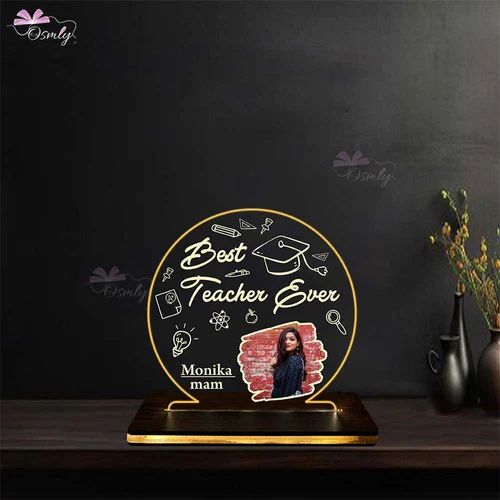 Personalized LED Photo Lamp for Teachers – A Bright Way to Say "Thank You"!
