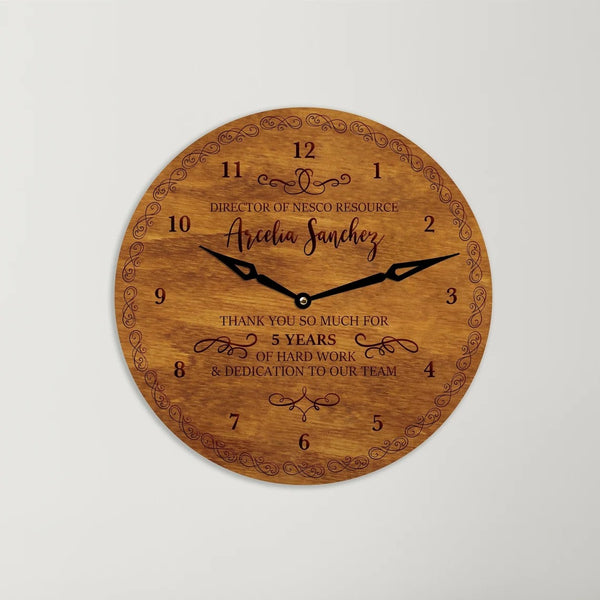 Eternal Gratitude Wall Clock