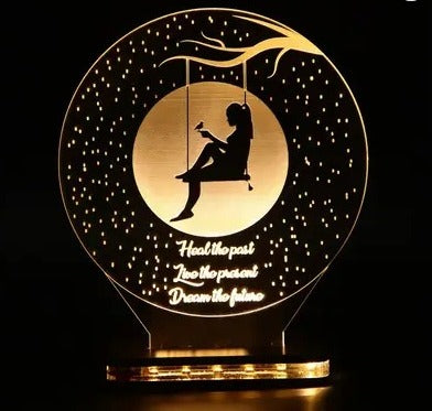 Shimmering Memories - Farewell LED Lamp