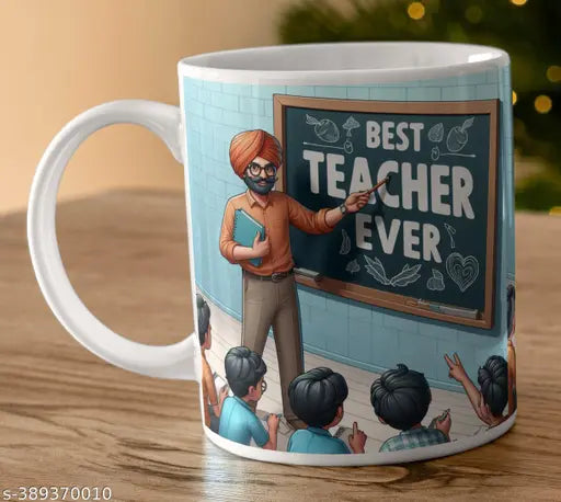Best Teacher Ever โ Personalized Mug for Your Favorite Mentor!
