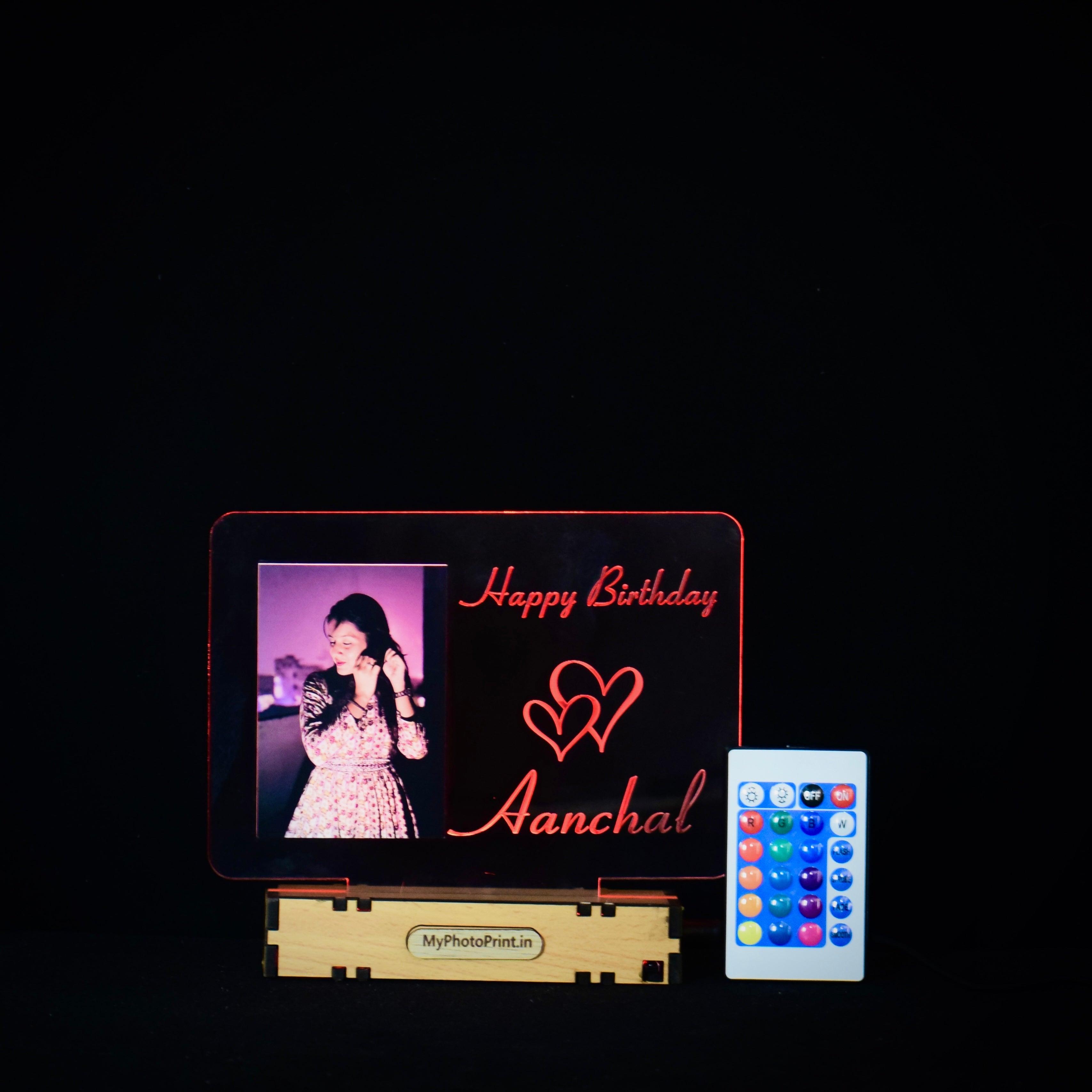 Loveshine Glow Birthday/Anniversary Photo Lamp