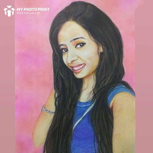 Customized Handmade Photo Sketch 3d Portrait Frame