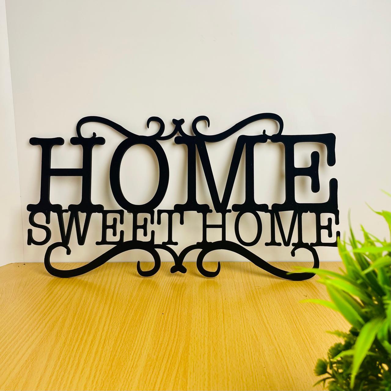 Home Sweet Home Wooden Wall Decoration