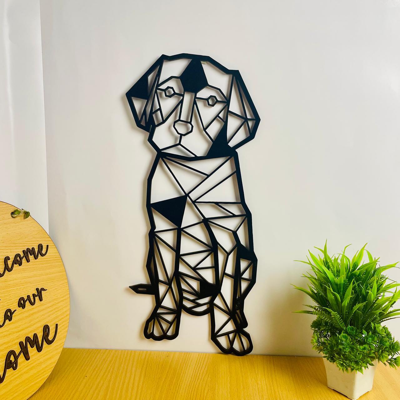 Dog Wooden Wall Decoration