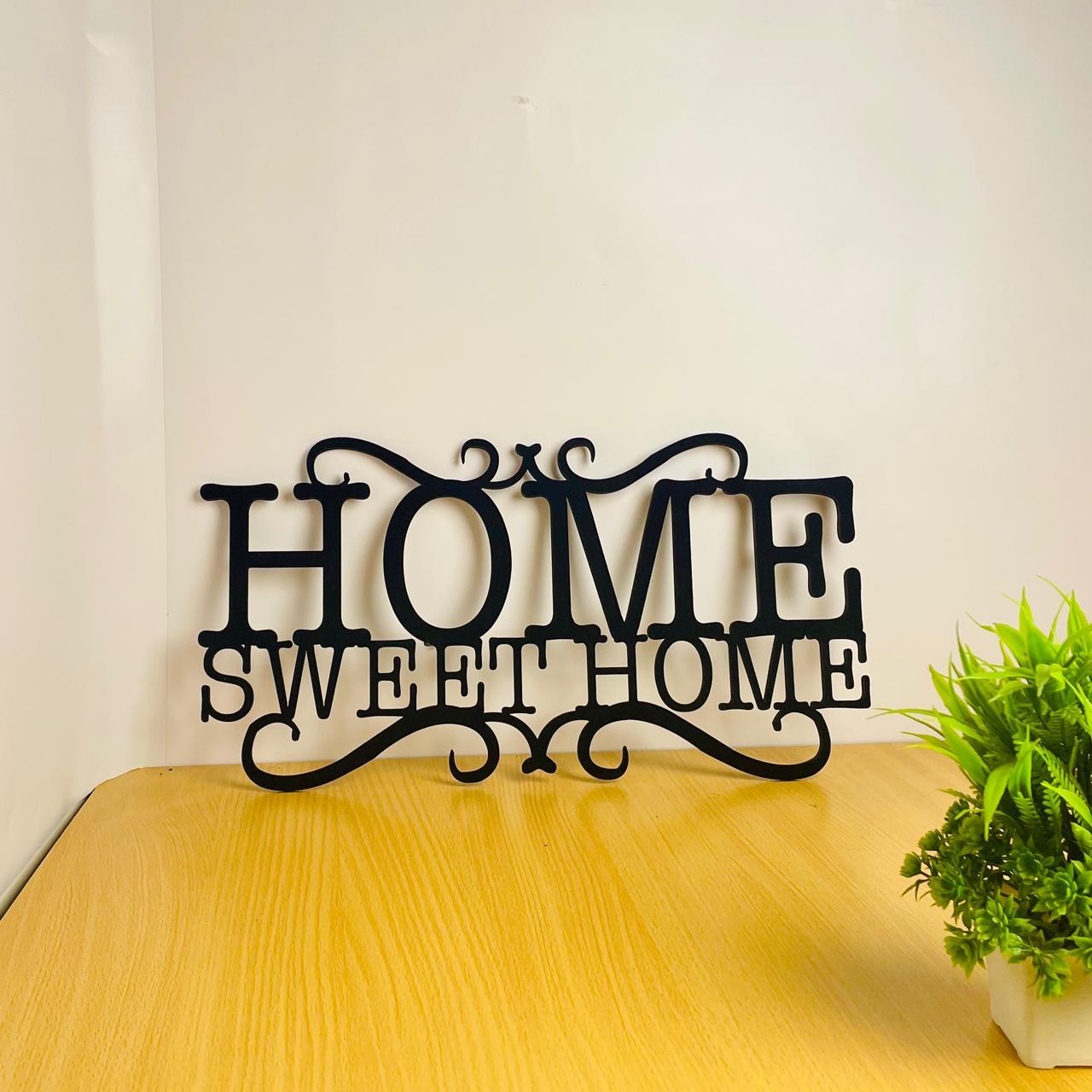 Home Sweet Home Wooden Wall Decoration