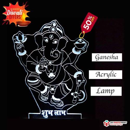 Ganesh Ji Acrylic Lamp Led Lamp