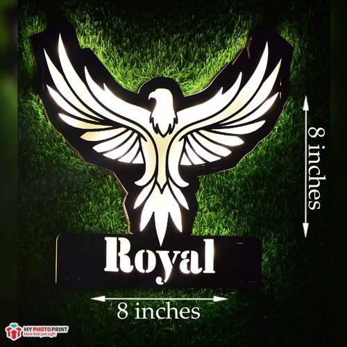 Customized Eagle Name Board Multicolor Led And Remote #2001