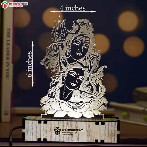 Mahadev Ji Acrylic 3d Illusion Led Lamp