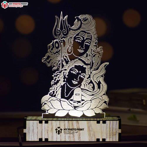 Mahadev Ji Acrylic 3d Illusion Led Lamp