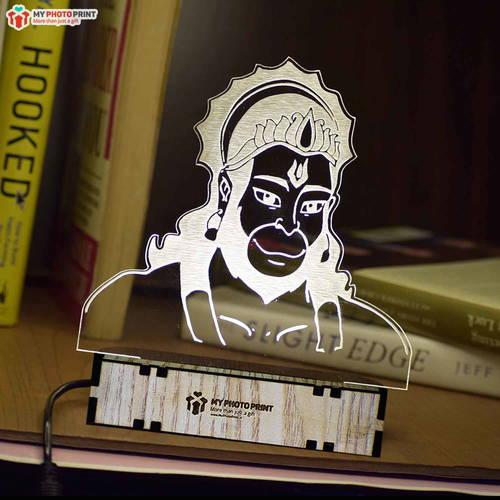 Hanuman Ji Acrylic 3d Illusion Led Lamp