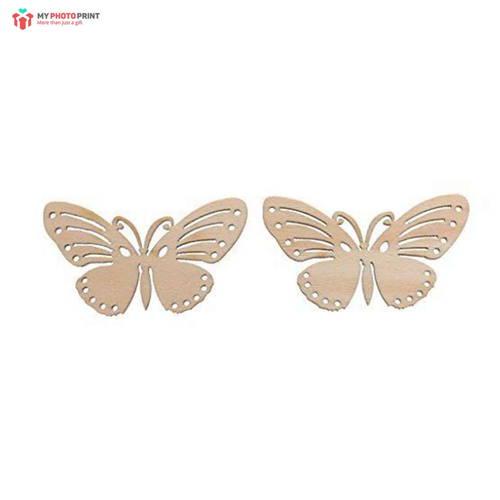 Butterflies Design Mdf Wooden Craft Cutout Shapes & Patterns