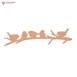 Unique Birds Mdf Wooden Craft Cutout Any Shapes & Patterns | (PACK OF 10)