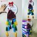 Personalized Handmade Embroidered Wall Hanging For Couple