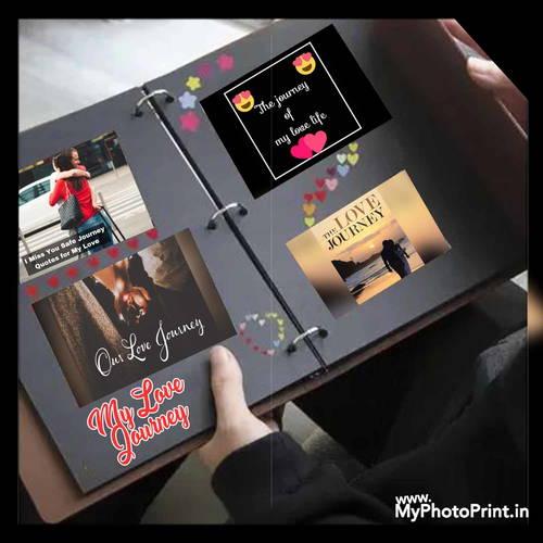 Personalized My Love Journey Photo & Message Memory Scrapbook