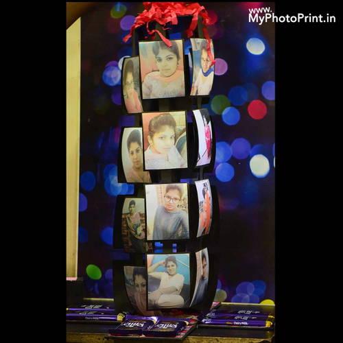 Personalized Photo Explosion Box Handmade 24 Photos