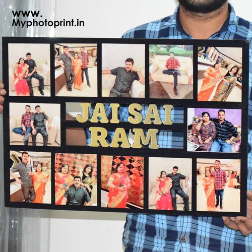 Customized Name With Golden Memories Photo Frame