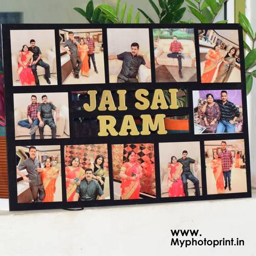 Customized Name With Golden Memories Photo Frame