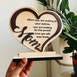 Personalized Love You Mom Wooden Table Top