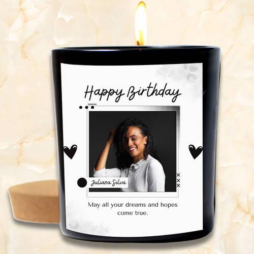 Fully Customized & Personalised Photo Candles | Personalized Candles