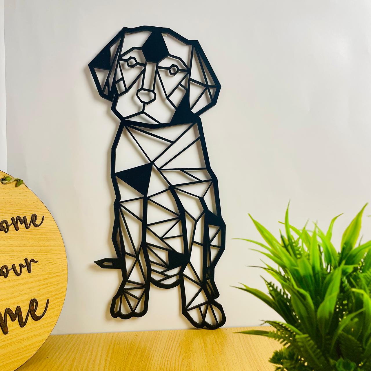Dog Wooden Wall Decoration