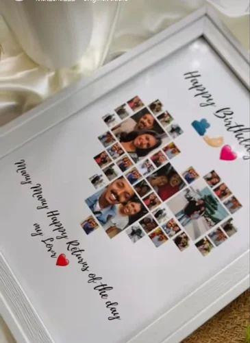 Personalized Wooden Birthday Photo Frame