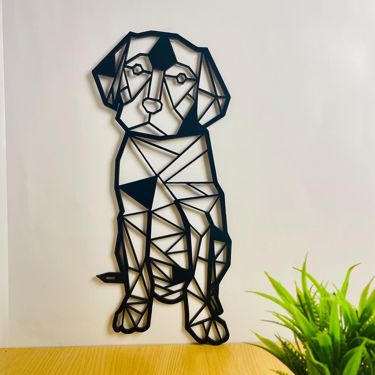 Dog Wooden Wall Decoration