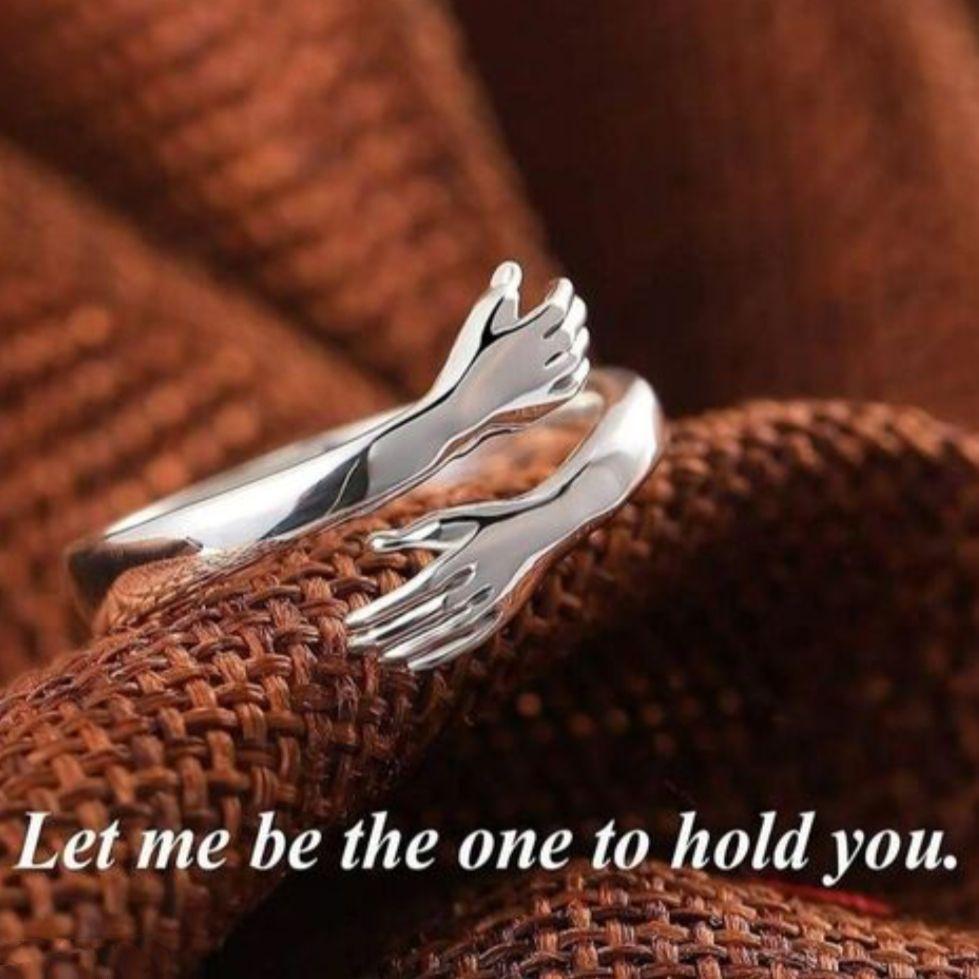 Romantic Combo Gift  of 2 Ring( Special hug )(Gold and Silver)
