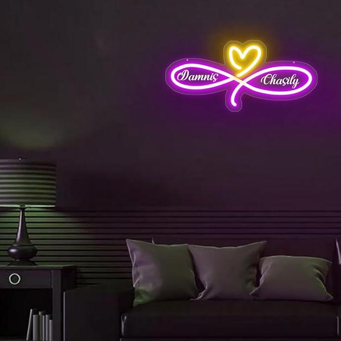 Personalized Couple Name Neon