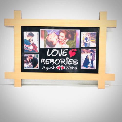 Customized Wooden Loving Memories Wall Frame
