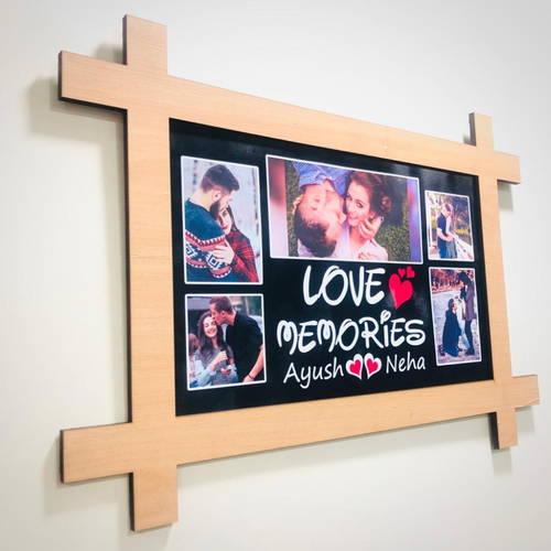 Customized Wooden Loving Memories Wall Frame