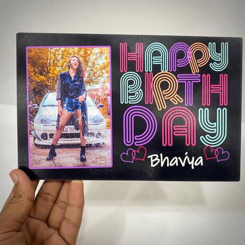 Customized Birthday Name Table Top With Your Photo