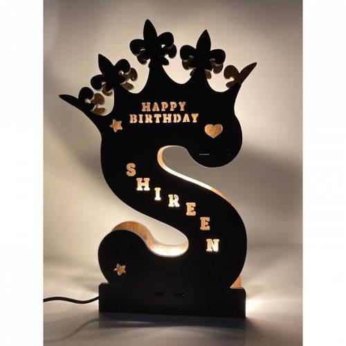 Customized A To Z Alphabet Wooden Name Board
