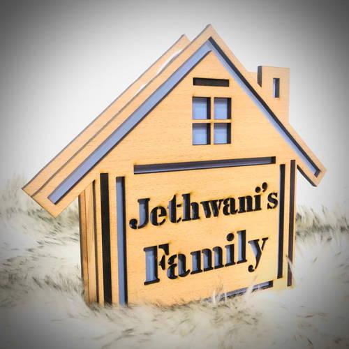 Customized Home Surname Led Board Multicolor Led And Remote #997