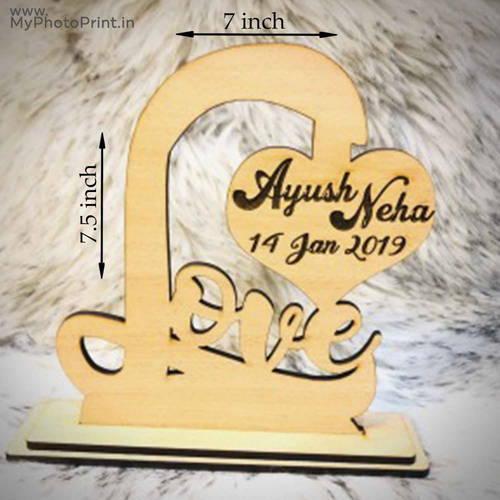 Customized Loving Table Top With Name