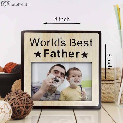 Personalized Wooden Frame Best Father