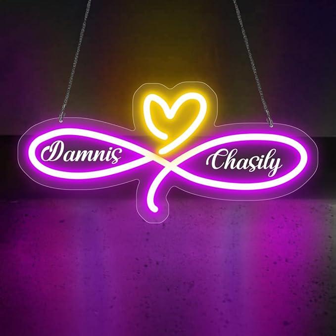 Personalized Couple Name Neon