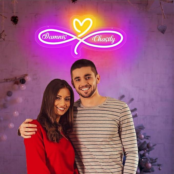 Personalized Couple Name Neon