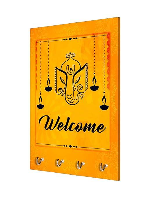 Wall Mount Ganesha Welcome Key Holder