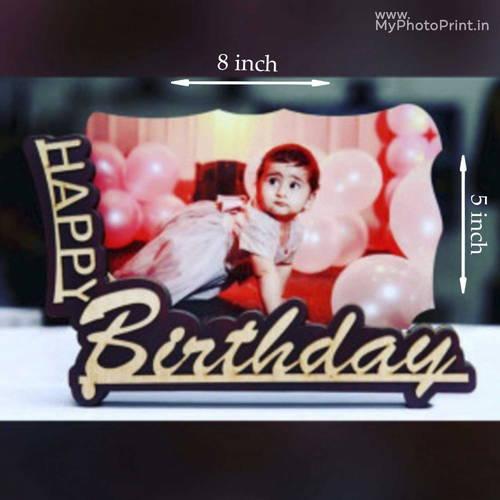 Customized Wooden Table Top For Happy Birthday