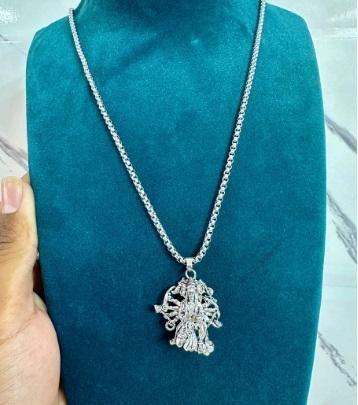 Panchamukhi Hanuman Ji Pendant With Chain