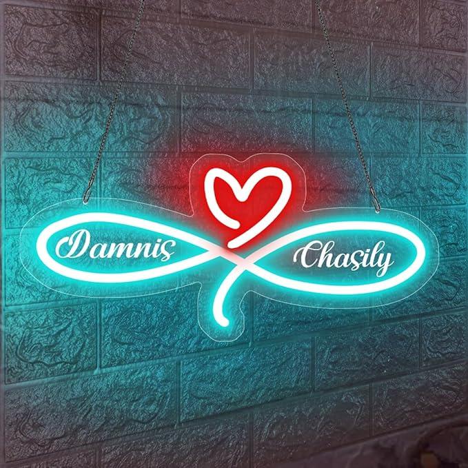 Personalized Couple Name Neon