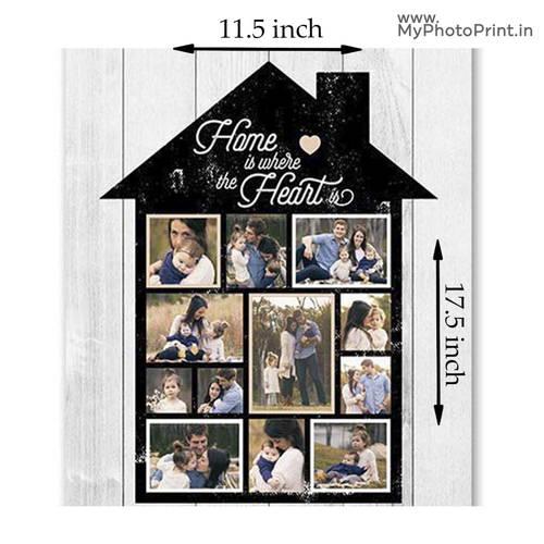 Customized Home Is Where The Heart Is Photo Frame