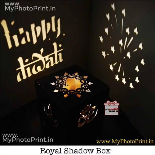 Diwali Royal Wooden Shadow Box
