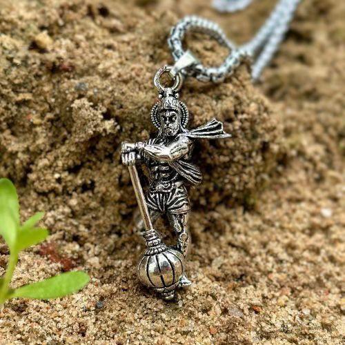 Lord Hanuman ji Chain With Pendant (Pack of 4)
