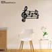 Geometric Wooden Music Wooden Wall Decoration