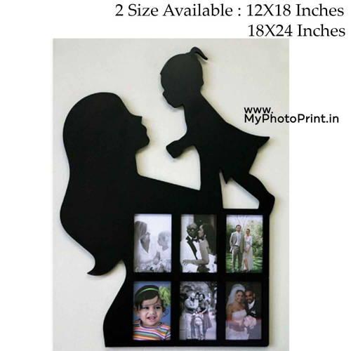 Mother Daughter Wooden Photo Frame Collage