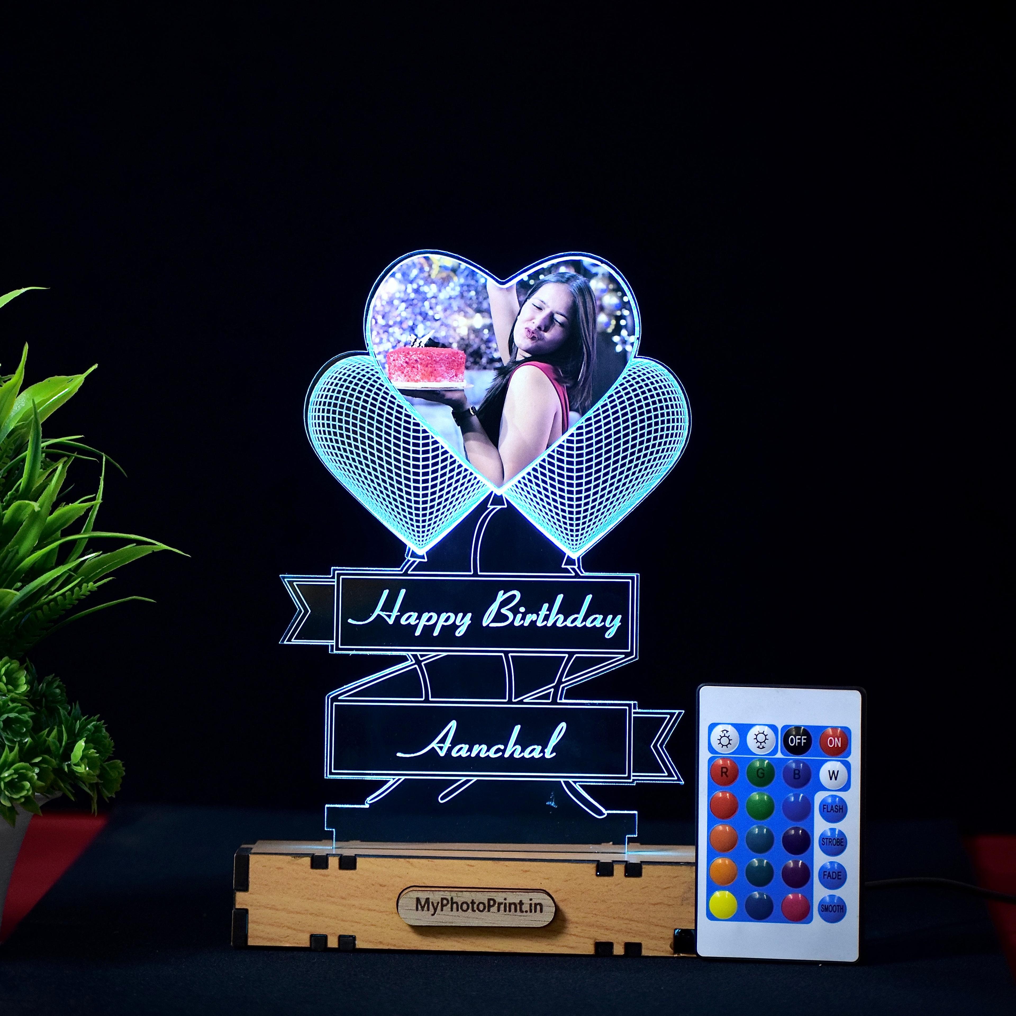 Birthday/Anniversary Photo Lamp